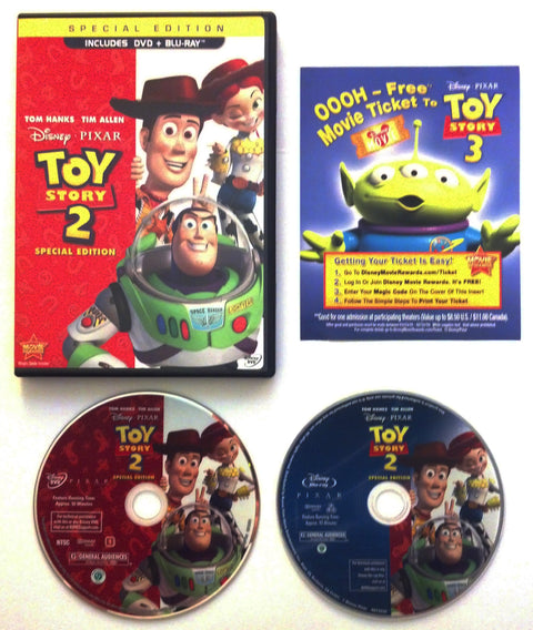 Toy Story 2 (Two-Disc Special Edition Blu-ray/DVD Combo w/ DVD Packaging)