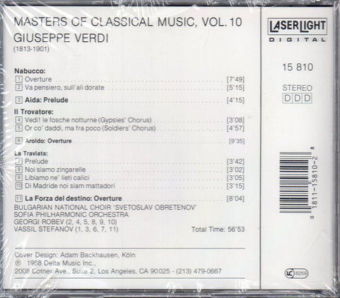 Masters Of Classical Music: Verdi - 5110