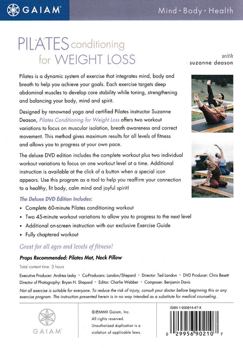 Pilates Conditioning for Weight Loss - 9910