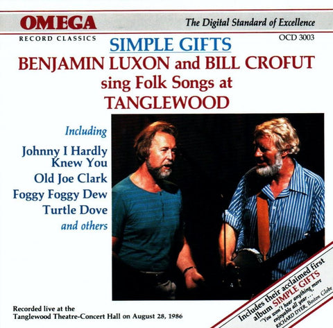 Benjamin Luxon and Bill Crofut Sing Folk Songs at Tanglewood / Simple Gifts