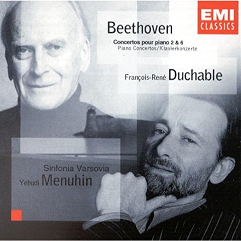 Beethoven: Piano Concertos no 2 & 6 / Menuhin, Duchable - 903