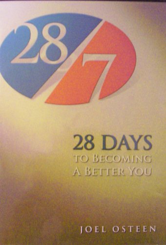 28/7 ; 28 DAYS TO BECOMING A BETTER YOU (4 AUDIO CDS; JOEL OSTEEN) - 7889