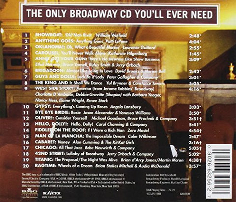 The Only Broadway CD You'll Ever Need - 3529